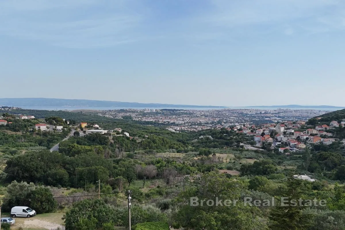 Građevinsko zemljište s pogledom na more - Solin, Split area