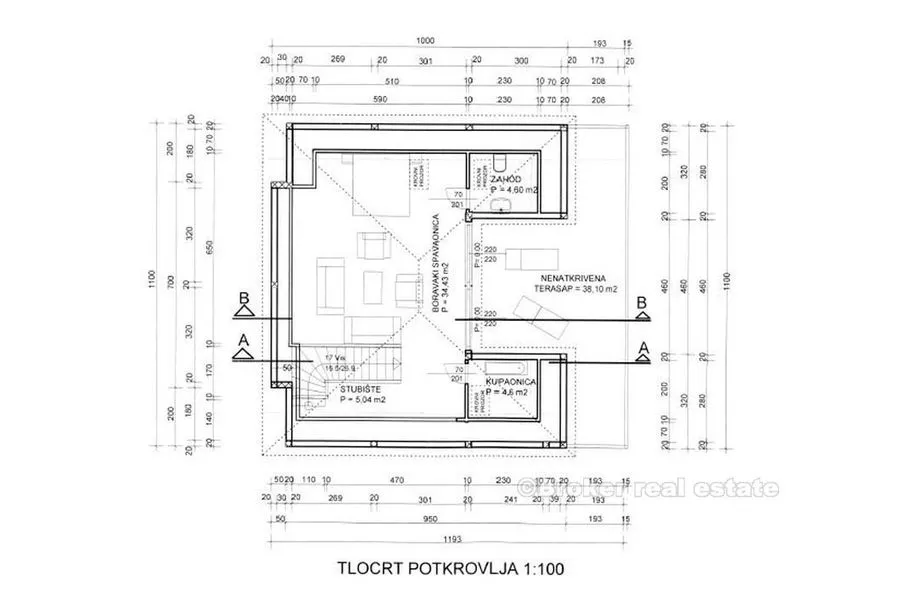 vila od 280m2 na parceli od 521m2, na prodaju - slika 17