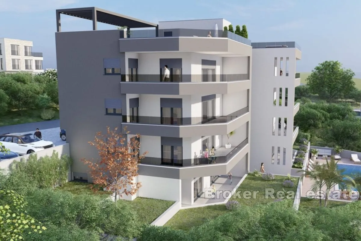 apartmani u izgradnji s bazenom i pogledom na more - slika 7