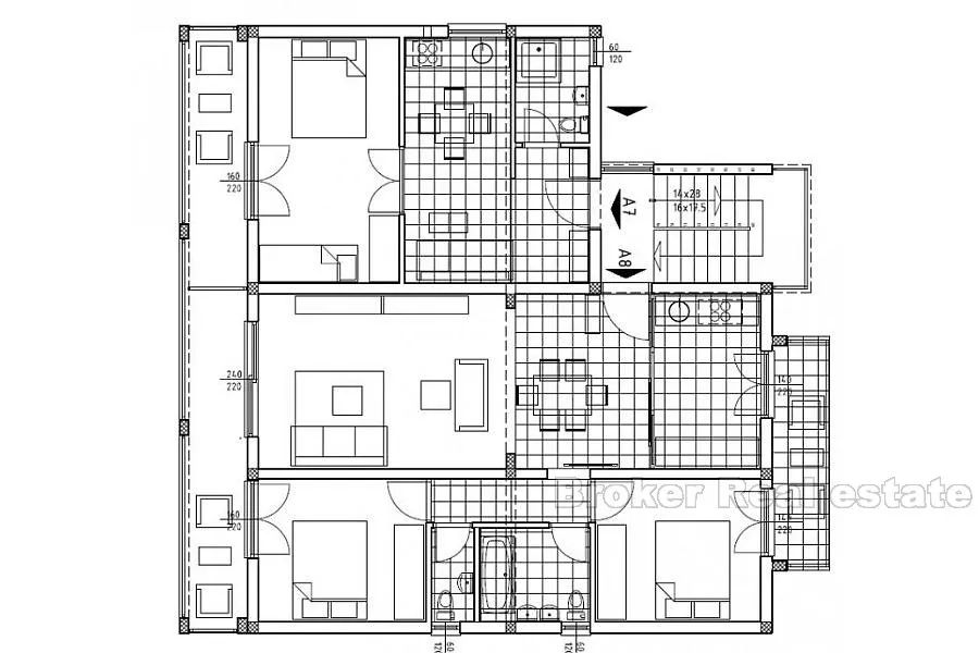 novoizgrađena kuća sa 7 apartmana, na prodaju - slika 9