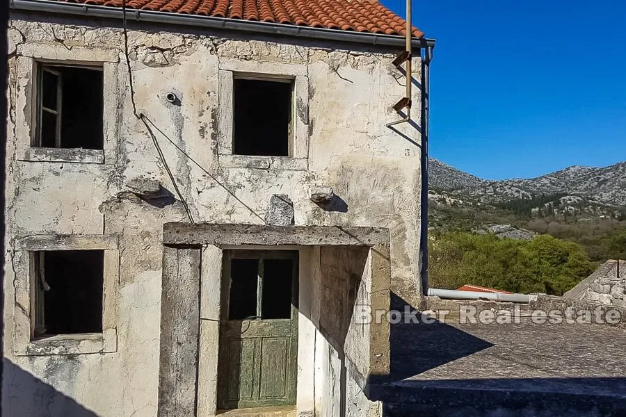 dvojna ruševna kamena kuća, na prodaju - slika 3