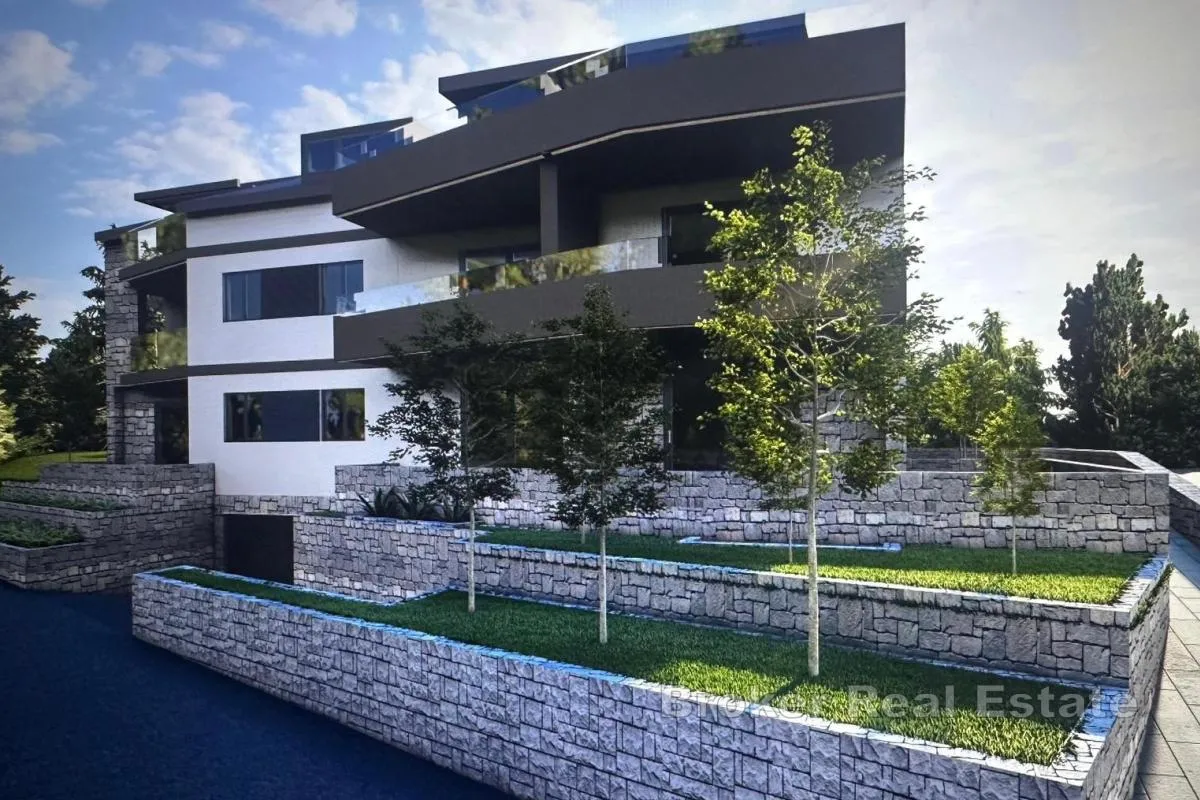 moderan apartman u novogradnji s pogledom na more - slika 2