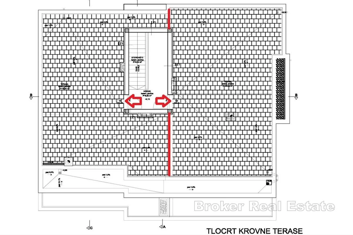 moderan apartman s krovnom terasom - slika 10