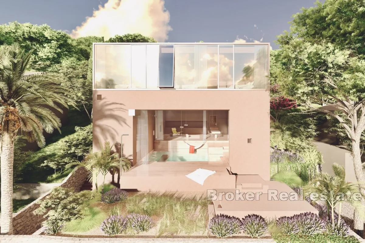 Jedinstveno građevinsko zemljište s projektom i građevinskom dozvolom - Hvar
