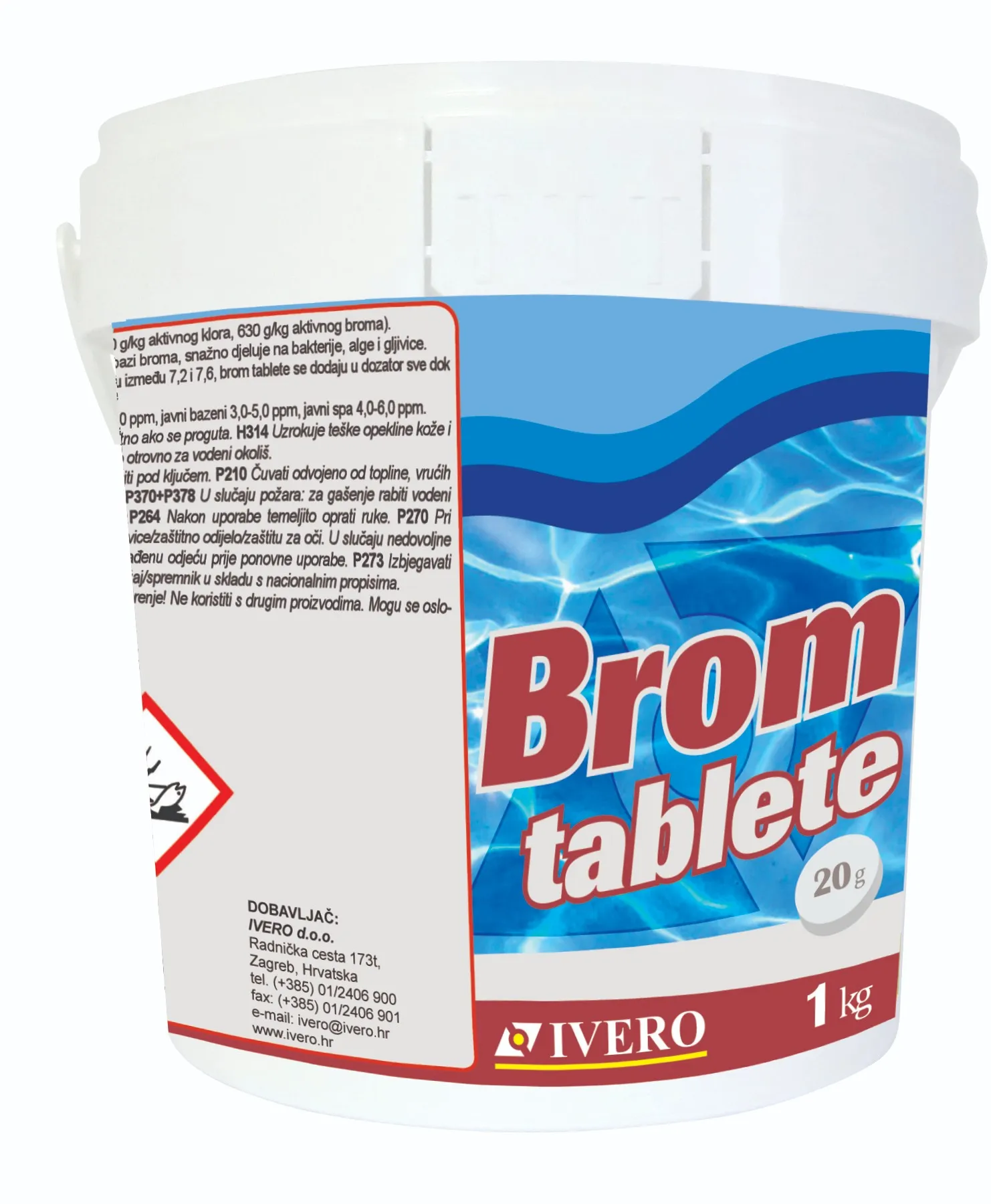 Brom tablete 20g. za SPA masažne bazen 1kg - Zagreb