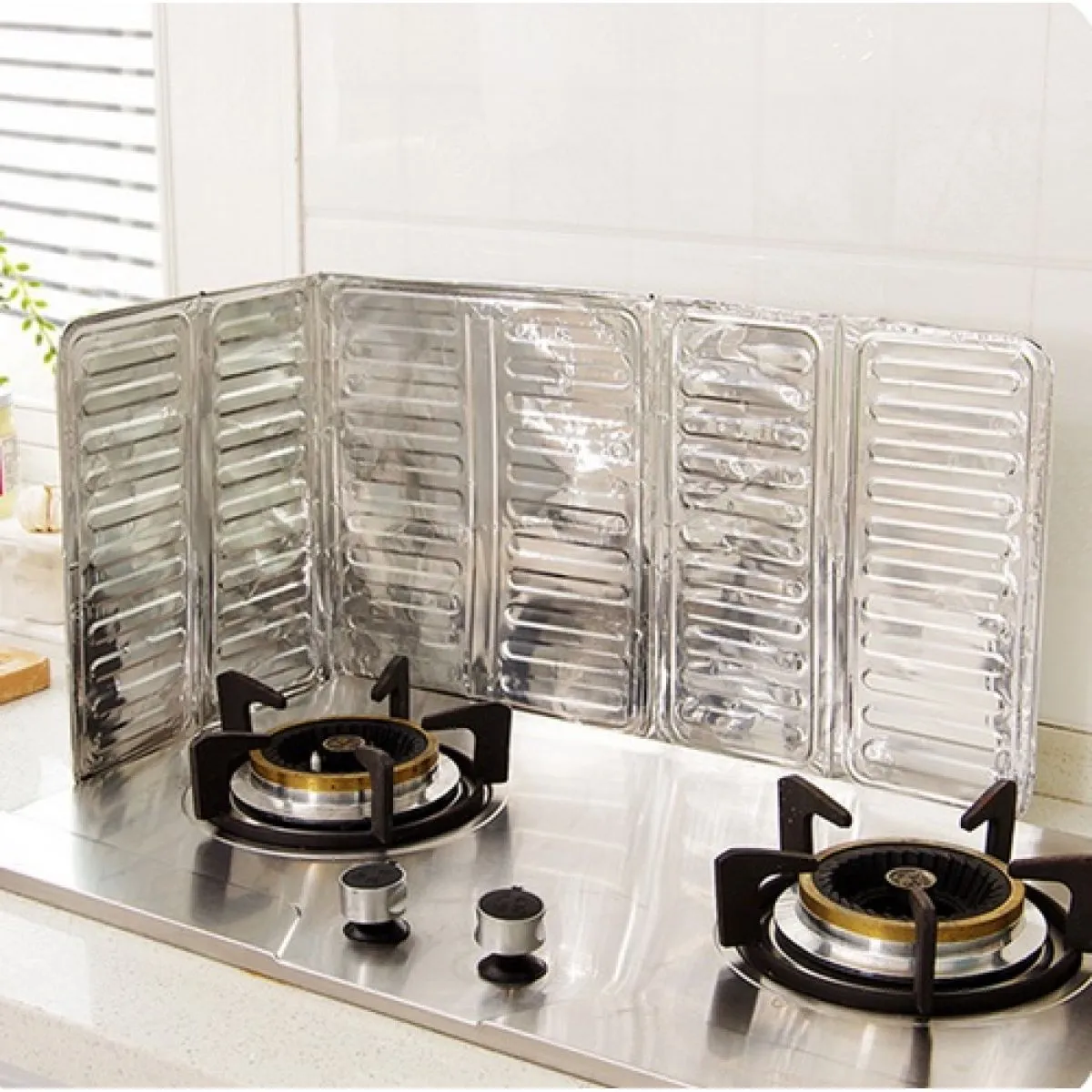 3- dijelni aluminijski zaslon za zaštitu prilikom pripreme jela - slika 3