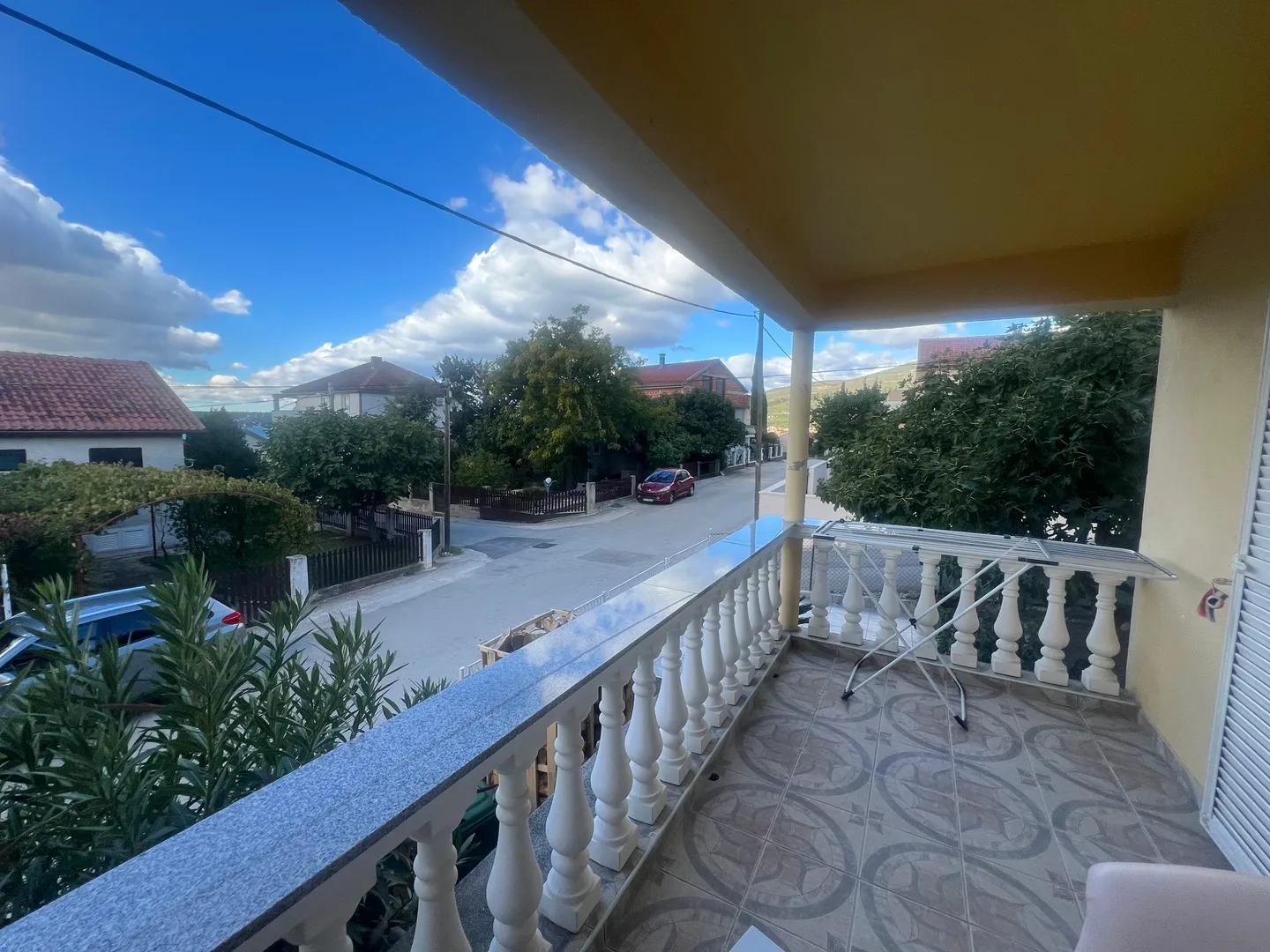 hrvatska, zadar, gornji karin, 400 m od mora, polovica dvojne kuće, 1 spavaća soba - 51,44m2, pogled na more, garaža i vrt - slika 13