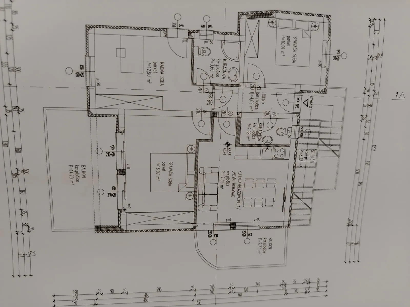 otok čiovo, okrug gornji- kuća s apartmanima, 80 m od mora i 8 km od zračne luke - slika 38