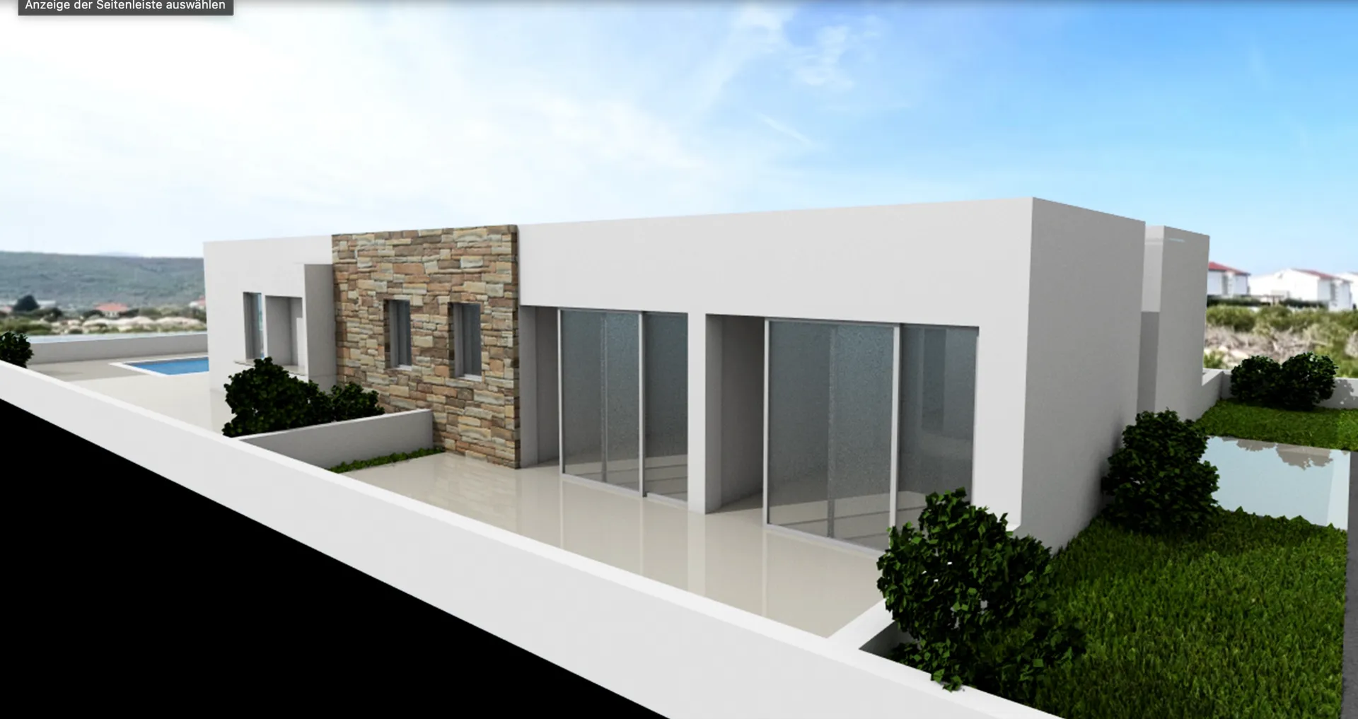 hrvatska, zadar, sukošan - građevinsko zemljište s projektom u debeljaku, 617 m², kuća s bazenom - slika 5