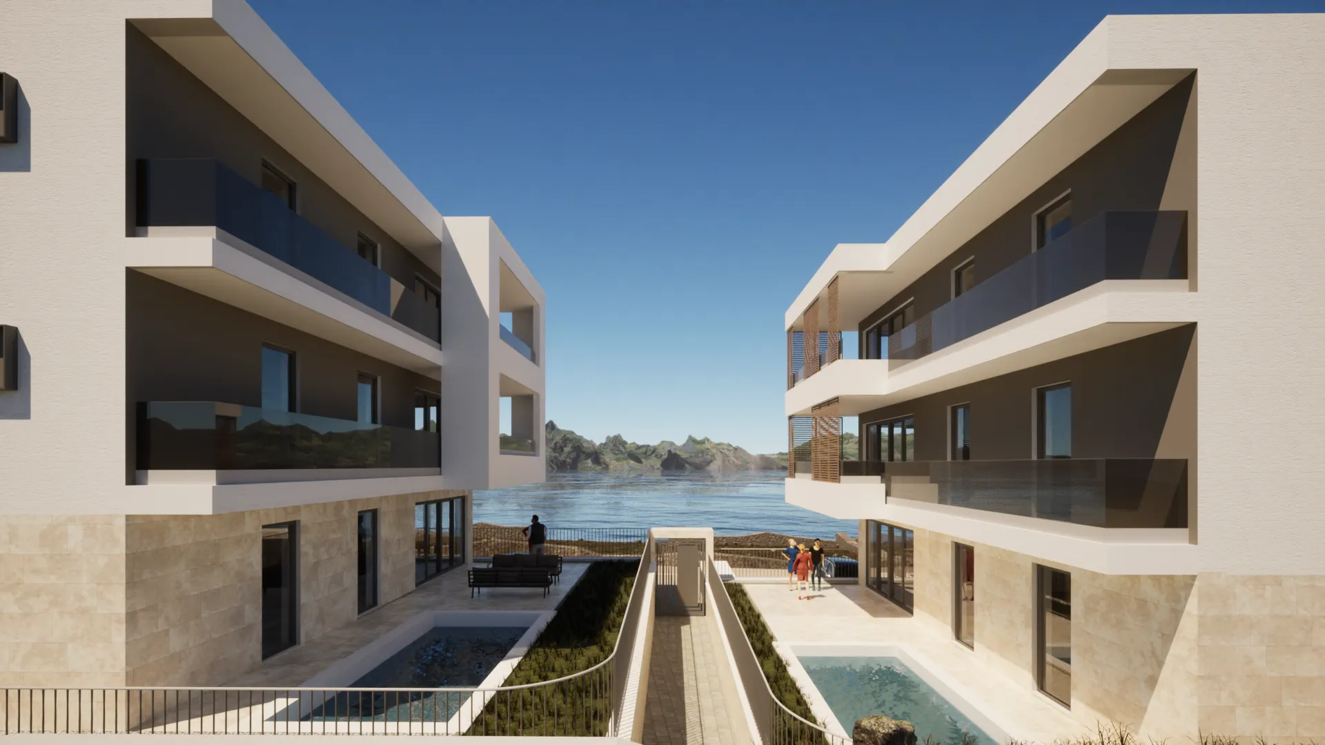 hrvatska, zadar, vinjerac, apartman s 2 spavaće sobe, terasom, vrtom i pristupom bazenu, 450 m do plaže, b1 - slika 11