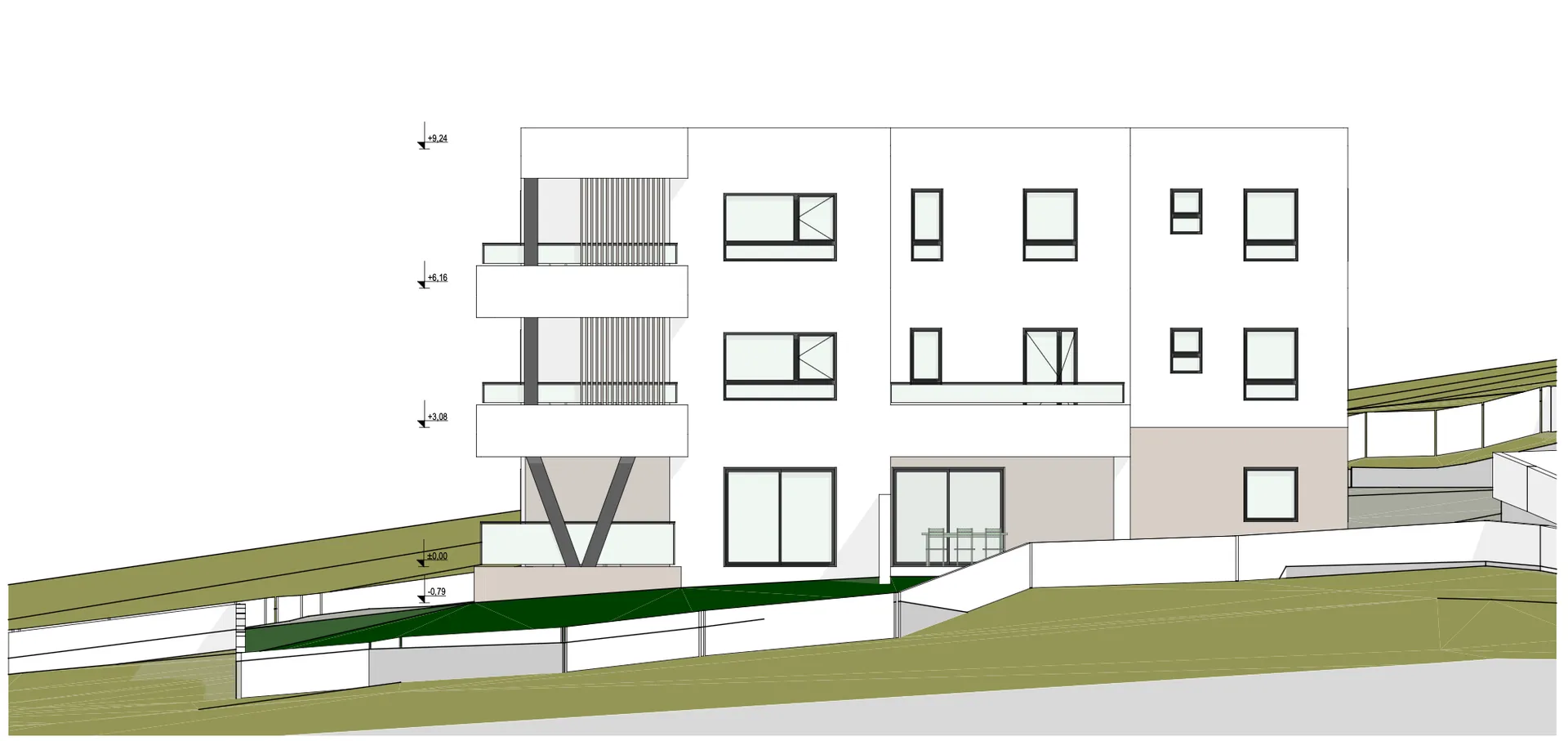 hrvatska, šibenik, tribunj (vodice) – moderni stanovi u novogradnji s terasom, liftom i parkirnim mjestom, 65–115 m² - slika 3