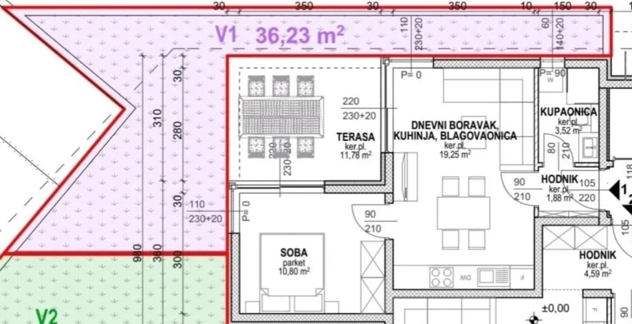 hrvatska, pag, povljana, luksuzni apartmani, 56.07 m2, prvi red do mora, s1 - slika 9