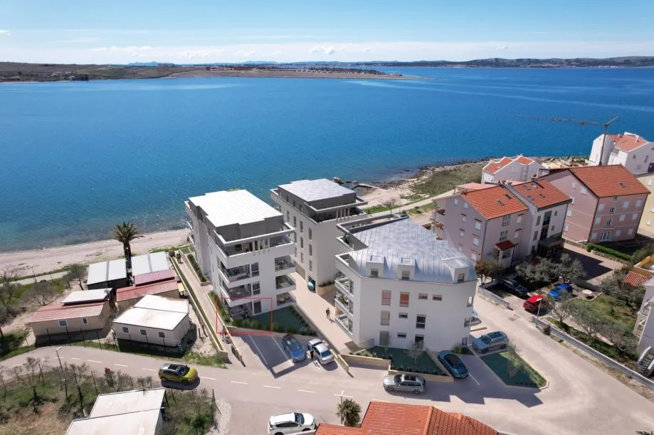 hrvatska, pag, povljana, luksuzni apartmani, 56.07 m2, prvi red do mora, s1 - slika 6