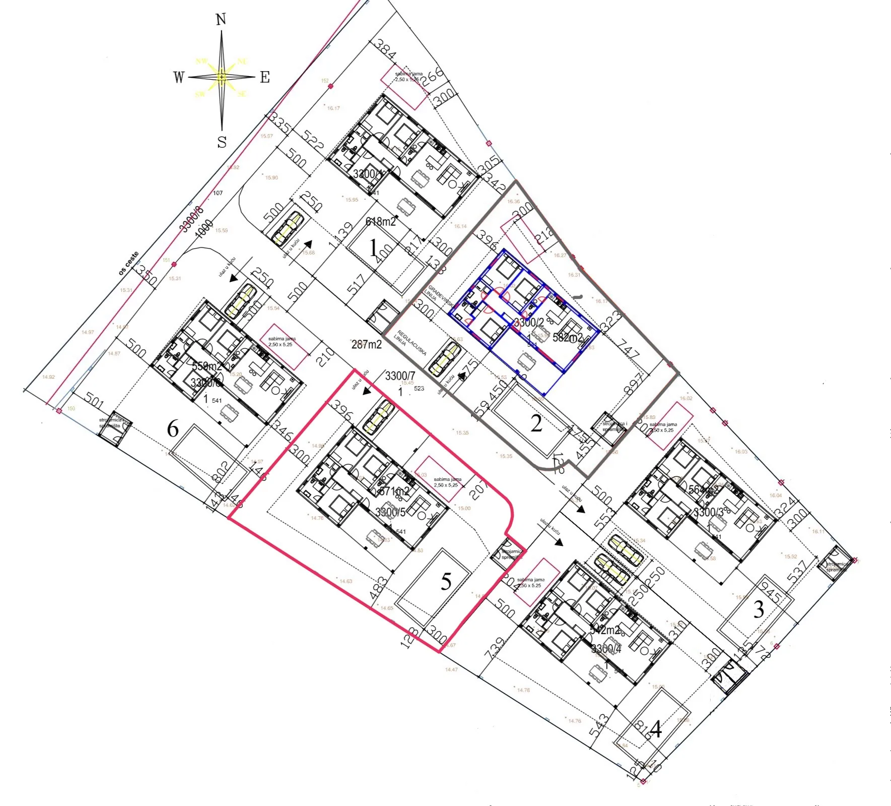 hrvatska, zadar, turanj – građevinsko zemljište, privatni kompleks bungalova s bazenom, do 618 m² - slika 39
