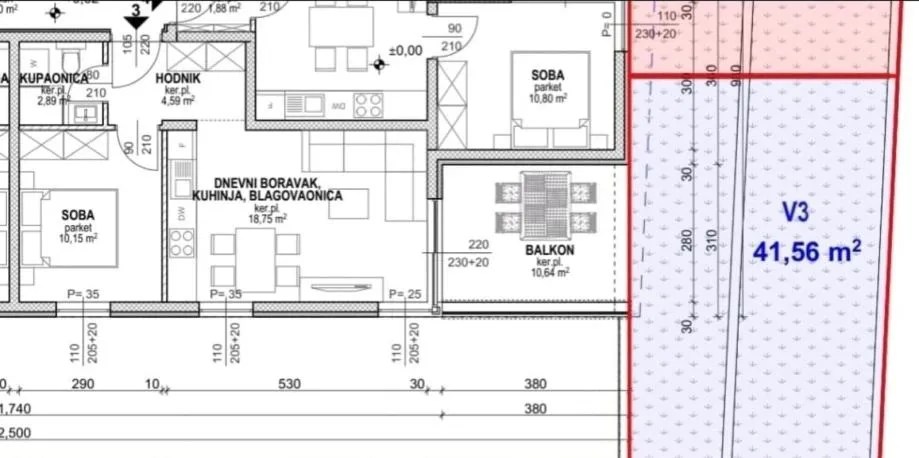 hrvatska, pag, povljana, luksuzni apartmani, 56.92 m2, prvi red do mora, s3 - slika 8