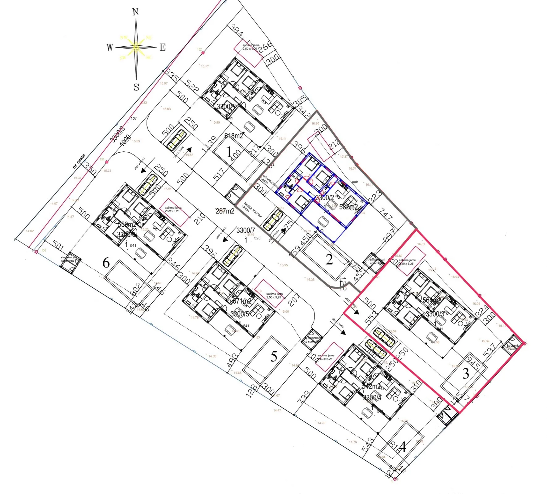 hrvatska, zadar, turanj – građevinsko zemljište, privatni kompleks bungalova s bazenom, do 618 m² - slika 37