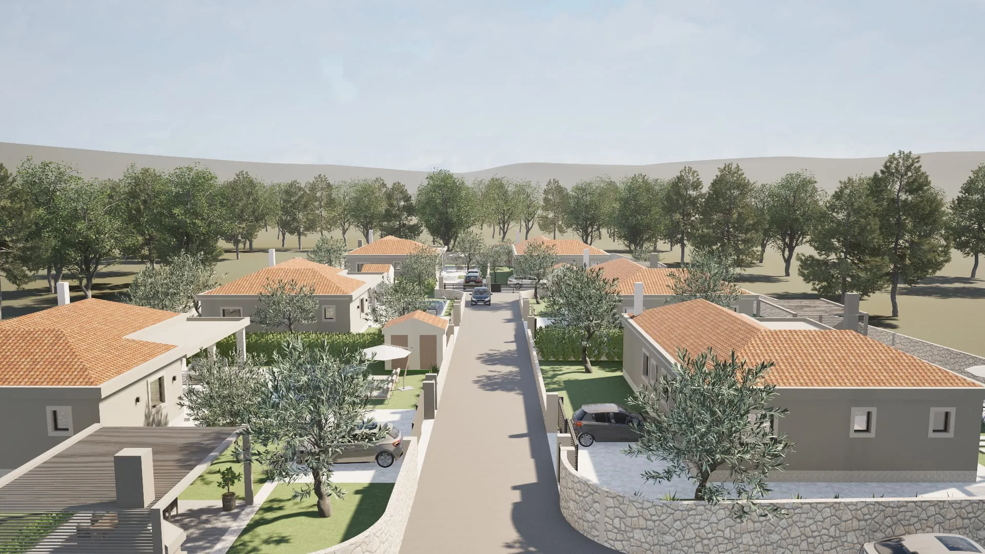 hrvatska, zadar, turanj – građevinsko zemljište, privatni kompleks bungalova s bazenom, do 618 m² - slika 33