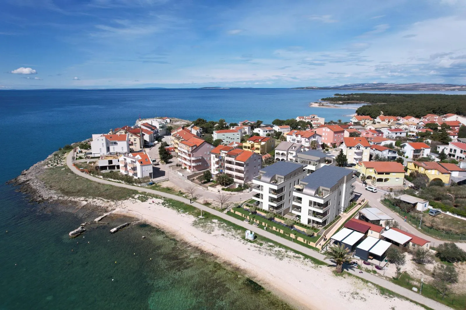 hrvatska, pag, povljana, luksuzni apartmani, 103m2 m2, prvi red do mora, s12 - slika 2