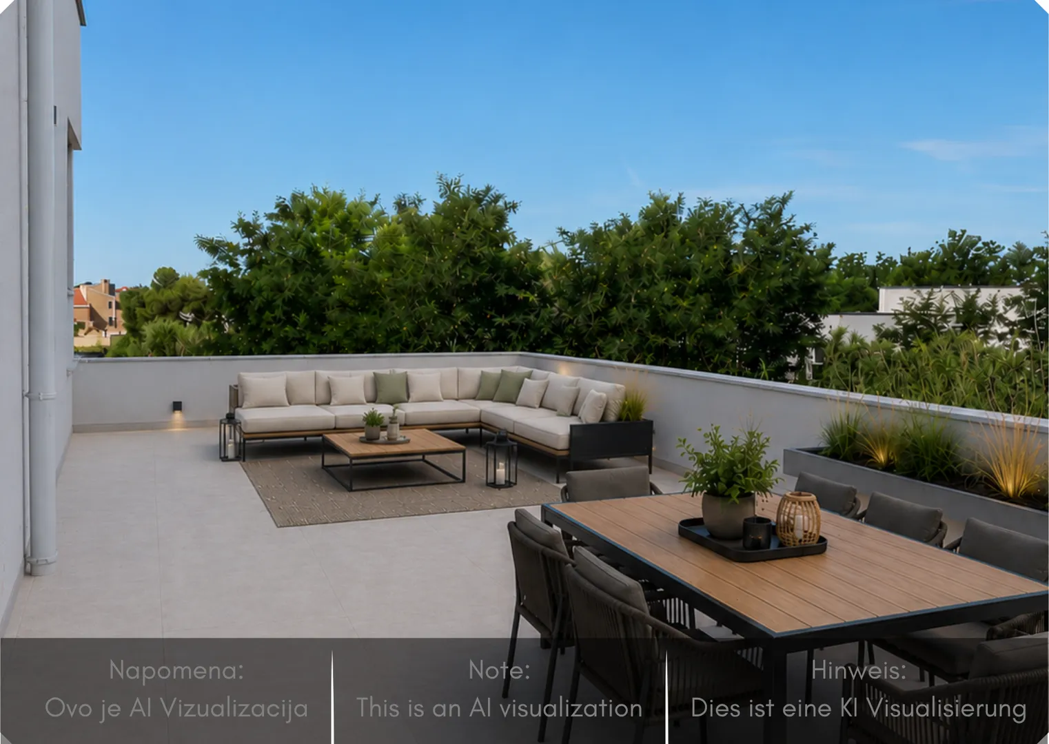 dvoetažni stan s krovnom terasom, 200 m od mora, privlaka - zadar - slika 9