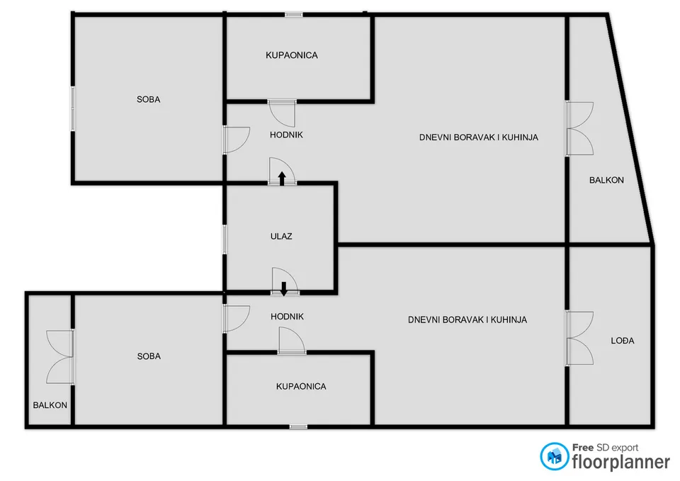 kustošija, prilika - stan s dva apartmana, 79,10 m2+2 pm - slika 27