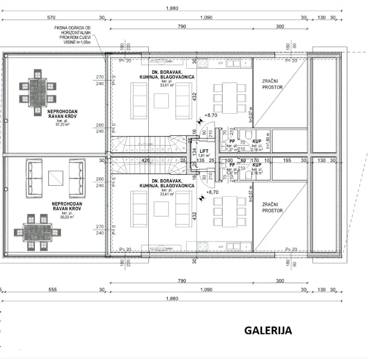 luksuzan penthouse, prvi red do mora, komplet opremljen, pag - povljana - slika 33