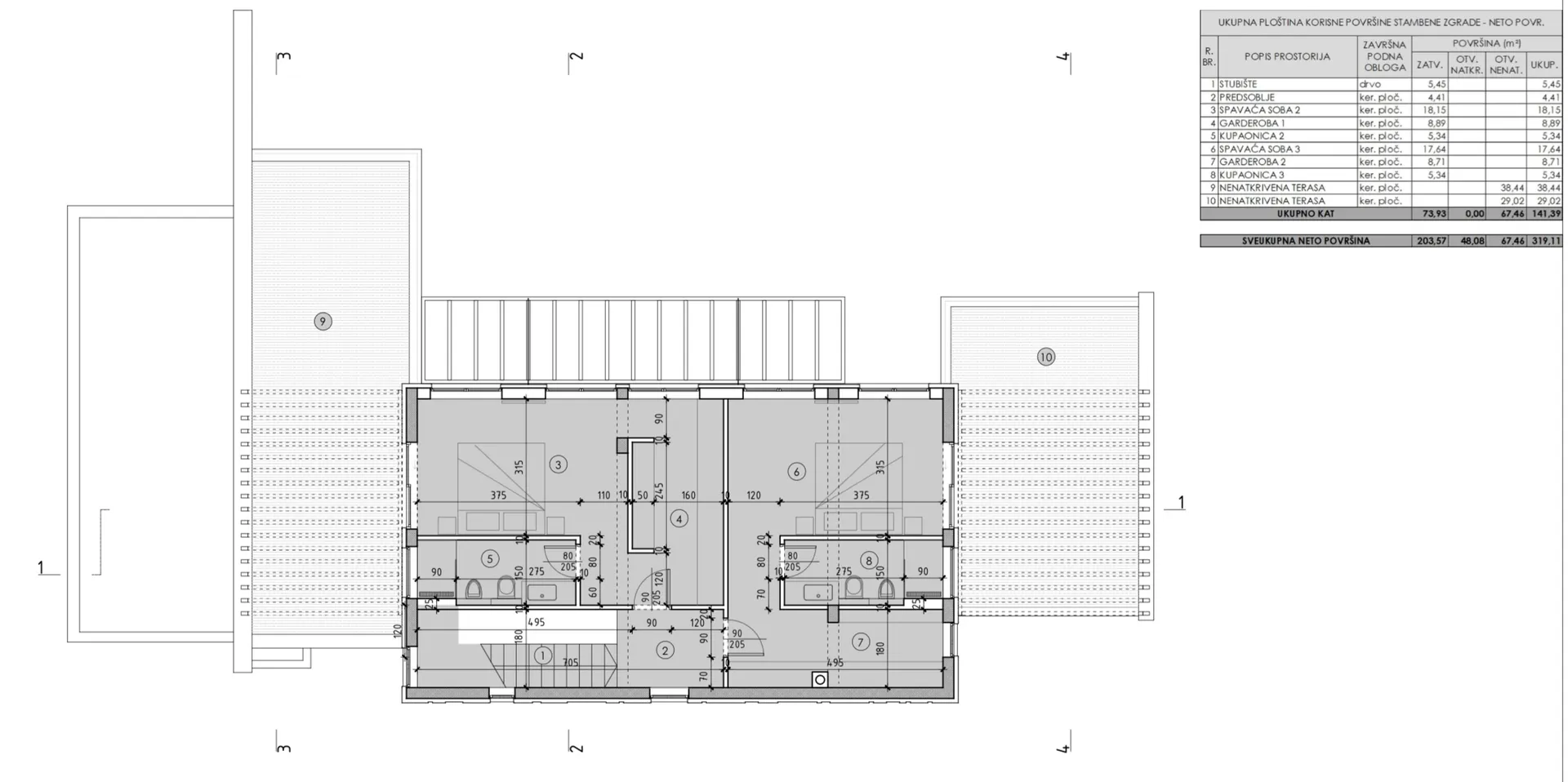 hrvatska, zadar, privlaka – zemljište s projektom moderne vile i bazenom, 939 m² parcela, 256 m² stambene površine - slika 13