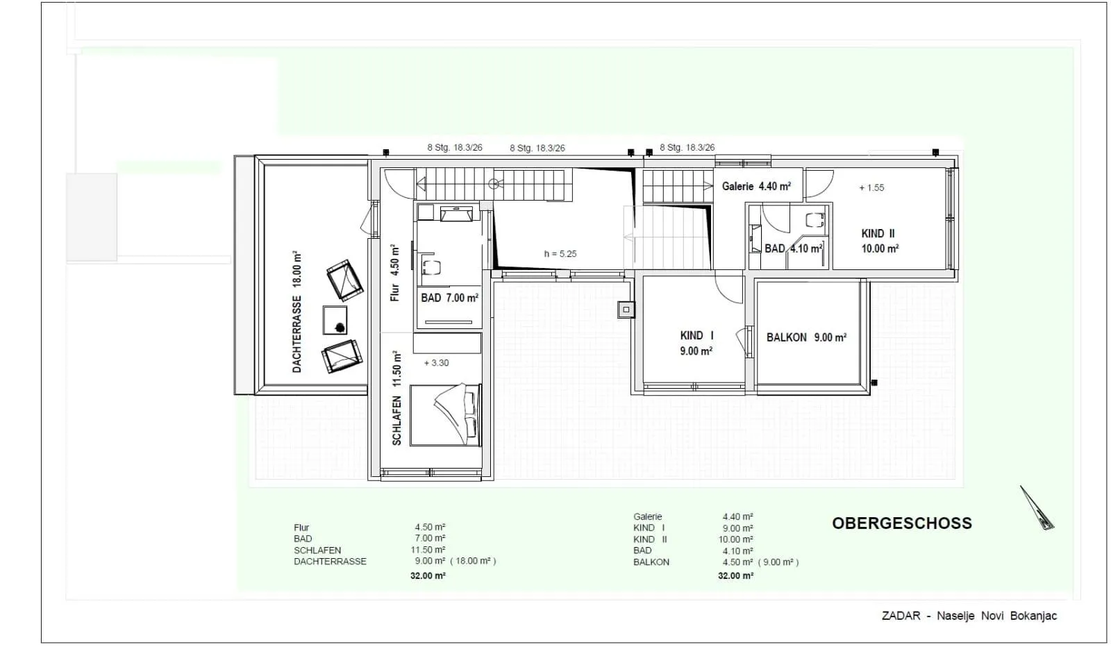 hrvatska, zadar, novi bokanjac – moderna obiteljska kuća, 175 m² stambene površine na zemljištu od 450 m² - slika 38