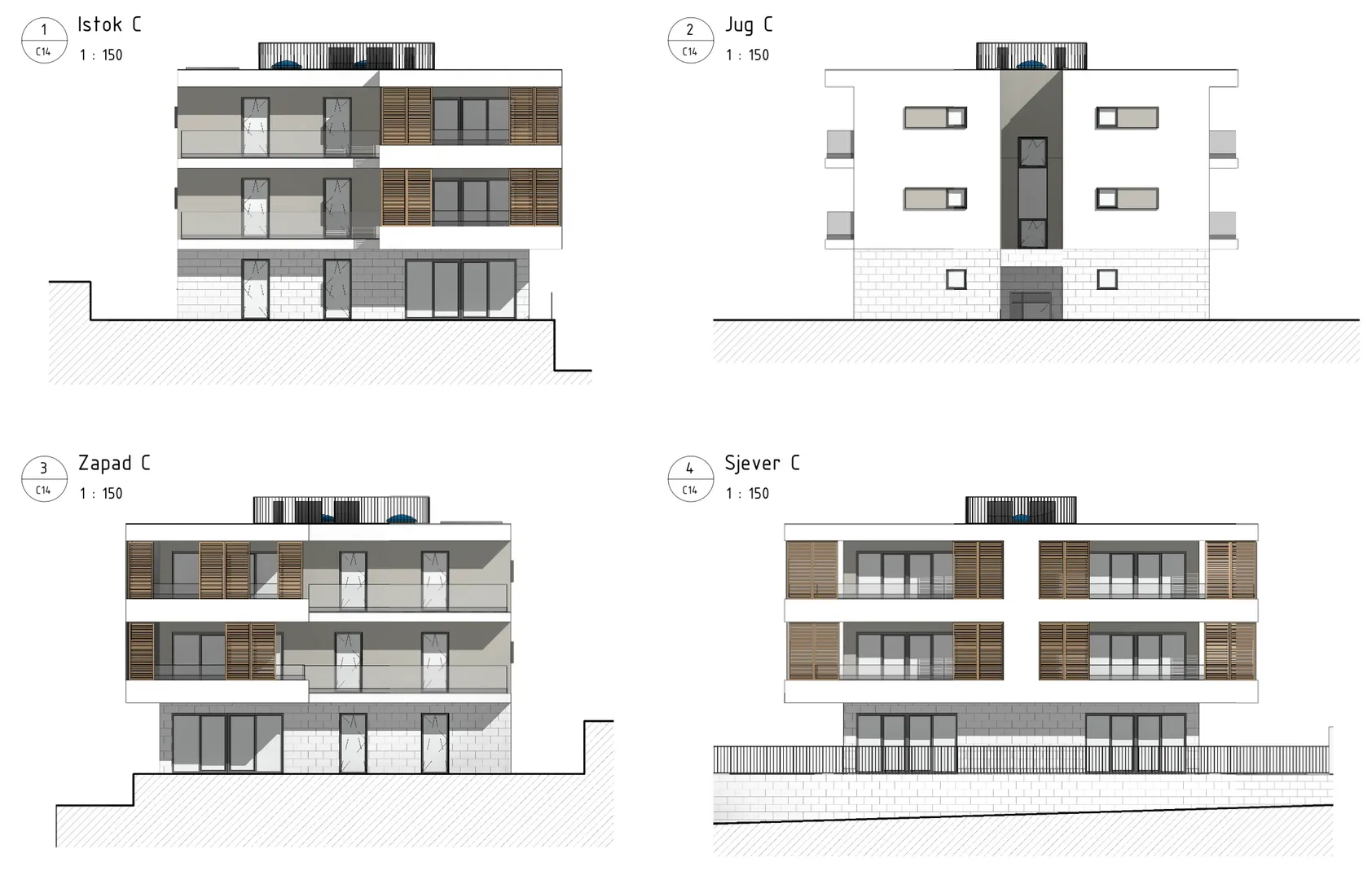 hrvatska, zadar, vinjerac – moderan dvosobni apartman u novogradnji, idealna investicija samo 450 m od plaže, c3 - slika 15