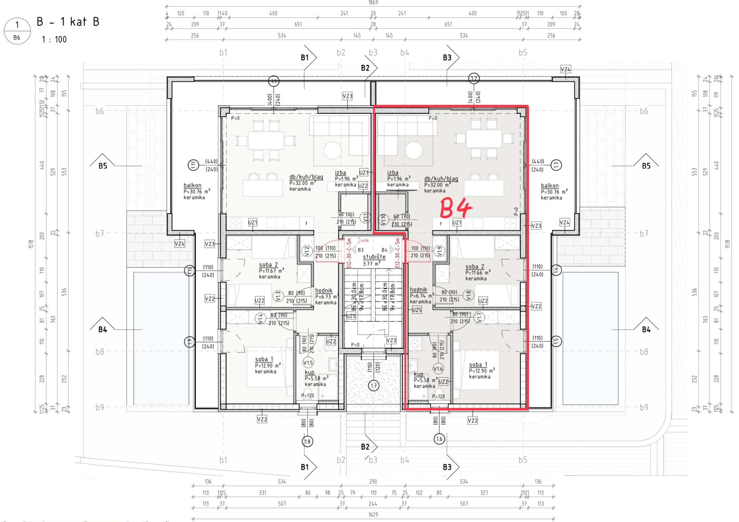hrvatska, zadar, vinjerac – top investicija na jadranu – dvosobni apartman s loggiom (30 m²) i pogledom na more, 450 m do plaže, b4 - slika 16