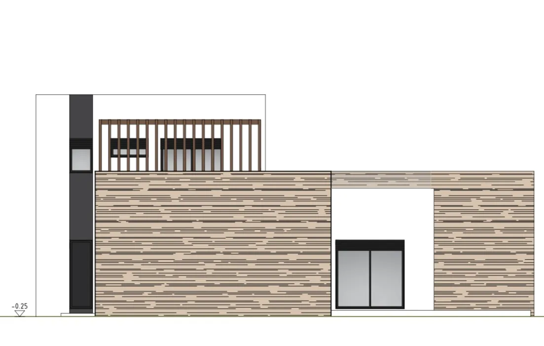 hrvatska, zadar, privlaka – zemljište s projektom moderne vile i bazenom, 939 m² parcela, 256 m² stambene površine - slika 6