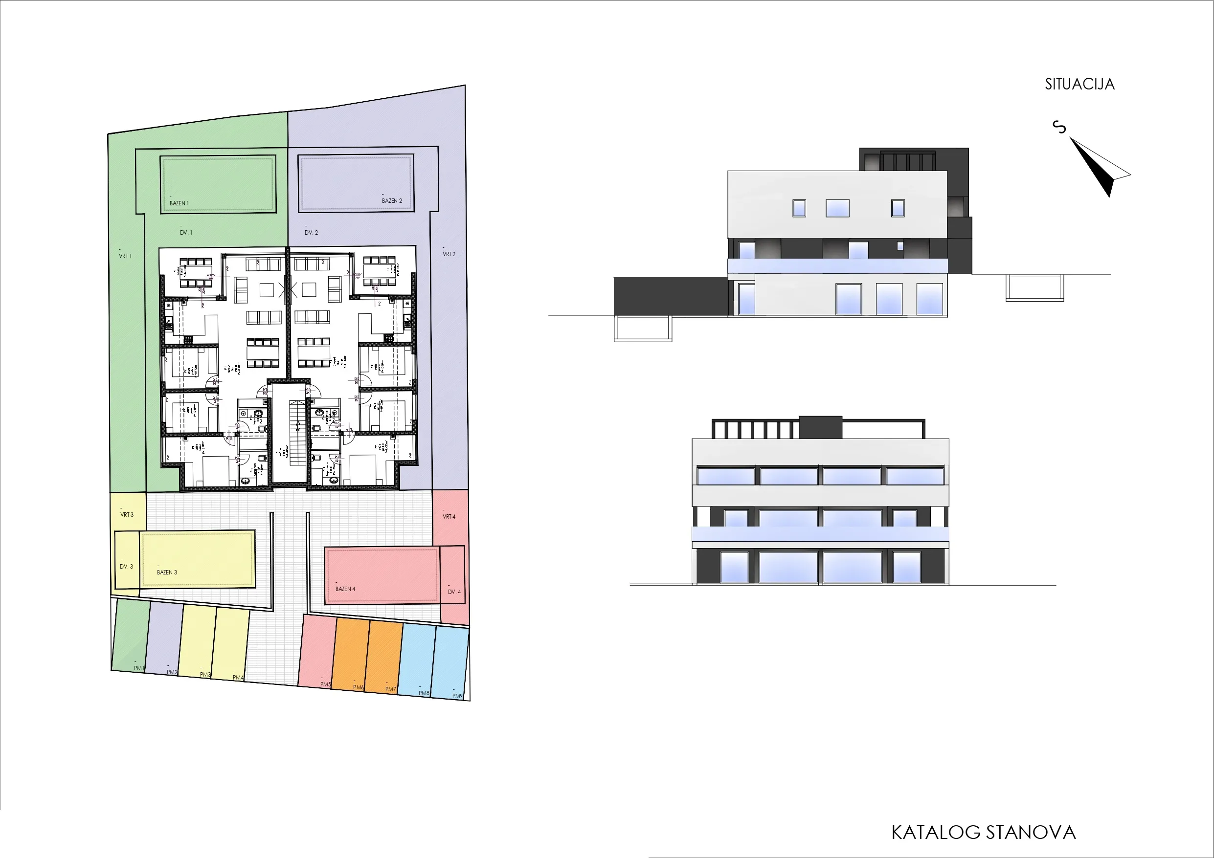 penthouse stan s krovnom terasom, 1 red do mora, vinjerac - zadar - slika 23