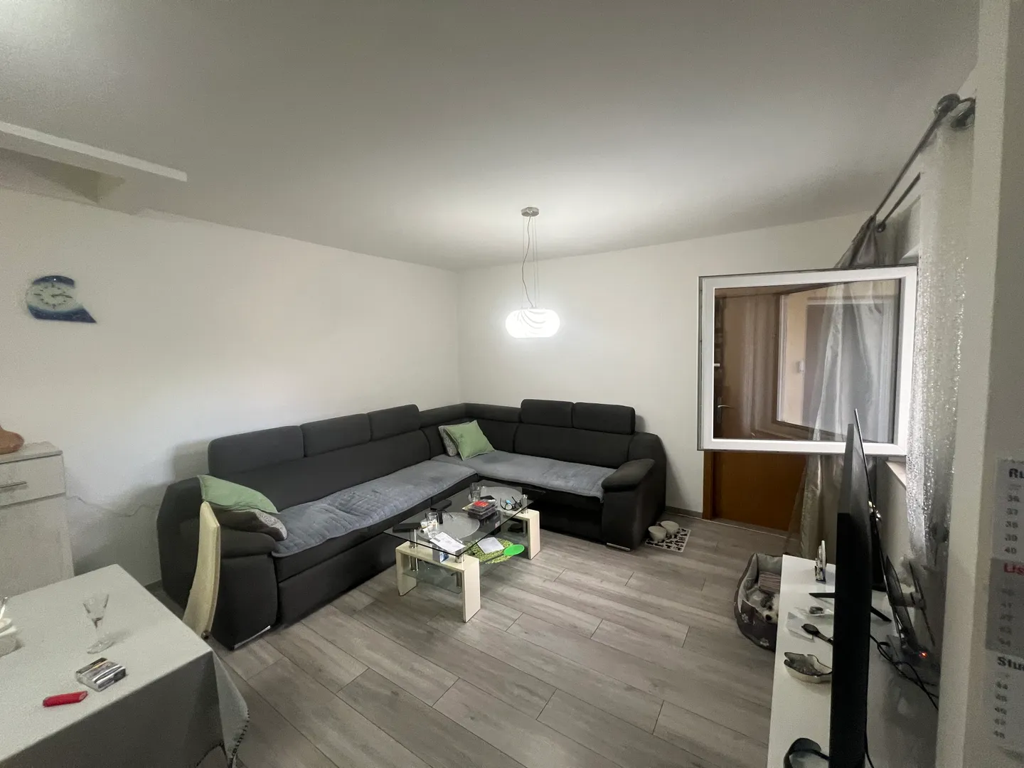 hrvatska, zadar, gornji karin, 400 m od mora, polovica dvojne kuće, 1 spavaća soba - 51,44m2, pogled na more, garaža i vrt - slika 9