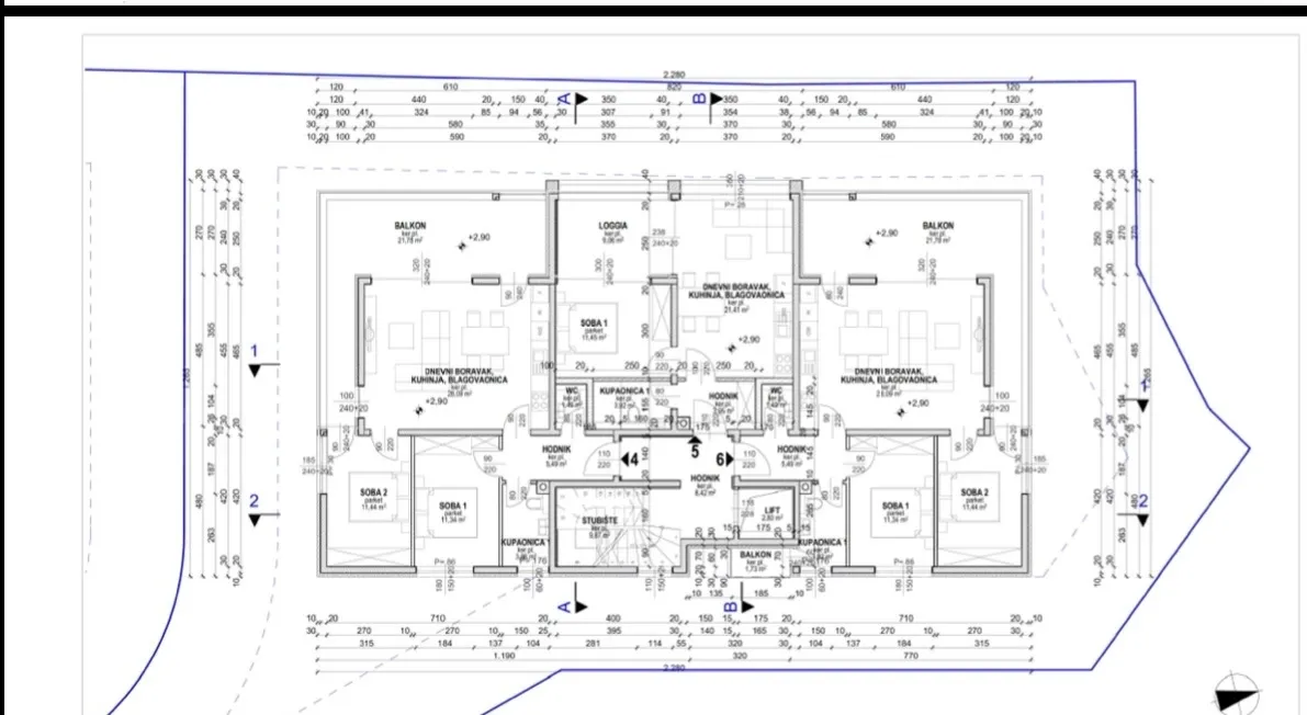 hrvatska, zadar, pag, povljana, 3-soban stan 200m2 novogradnja, krovna terasa s bazenom i vanjskom kuhinjom - slika 12