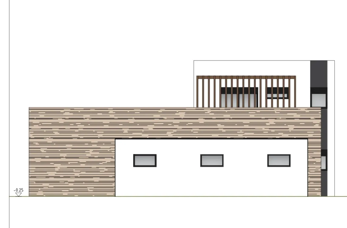 hrvatska, zadar, privlaka – zemljište s projektom moderne vile i bazenom, 939 m² parcela, 256 m² stambene površine - slika 7