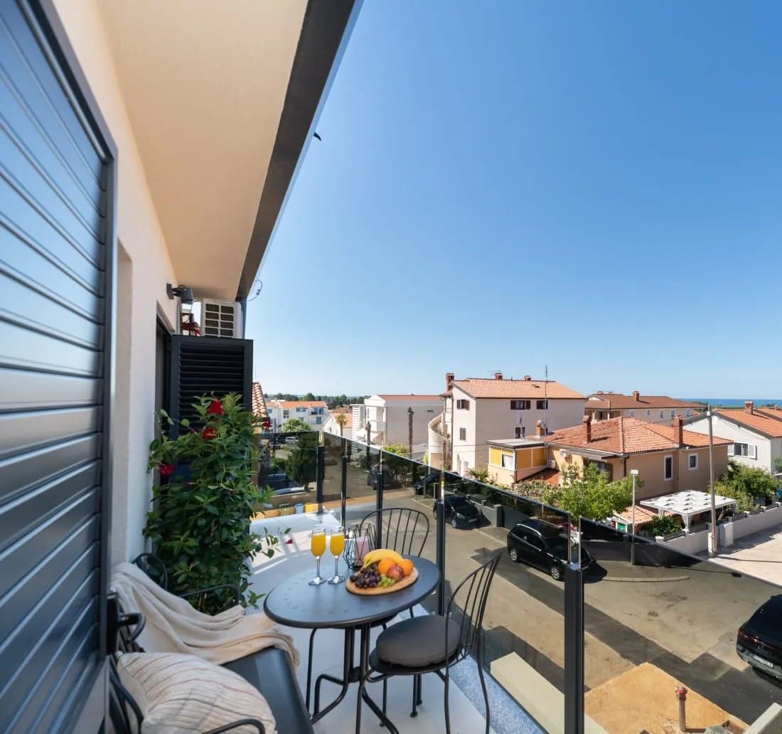 hrvatska, istra, novigrad, stan, 41m2, pogled na more - slika 3