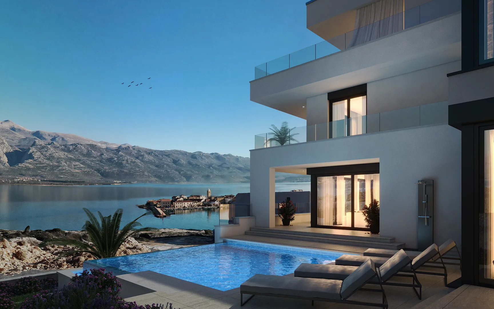 Zadar, Vinjerac, Vila 441 m², sa bazenom, 100 m do Mora - Vinjerac, Posedarje