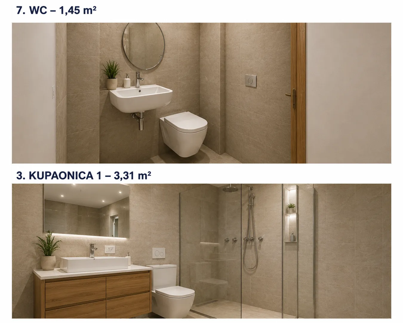 hrvatska, zadar, pag, povljana, 3-soban stan 200m2 novogradnja, krovna terasa s bazenom i vanjskom kuhinjom - slika 7