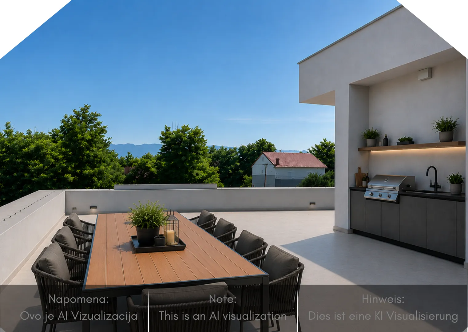 dvoetažni stan s krovnom terasom, 200 m od mora, privlaka - zadar - slika 7