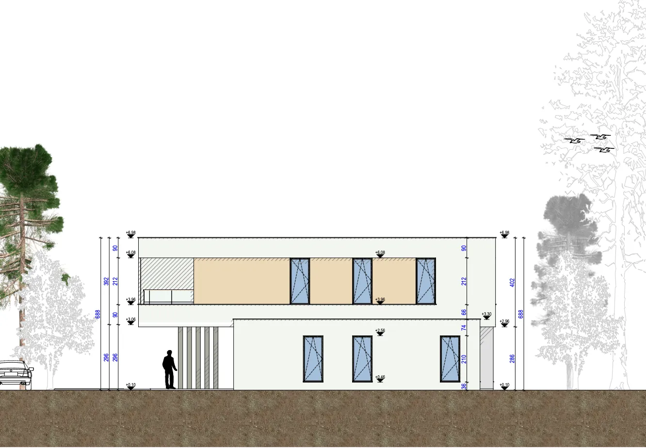 hrvatska, zadar, sukošan – moderna dvojna kuća s bazenom u debeljaku, 164m² - slika 4