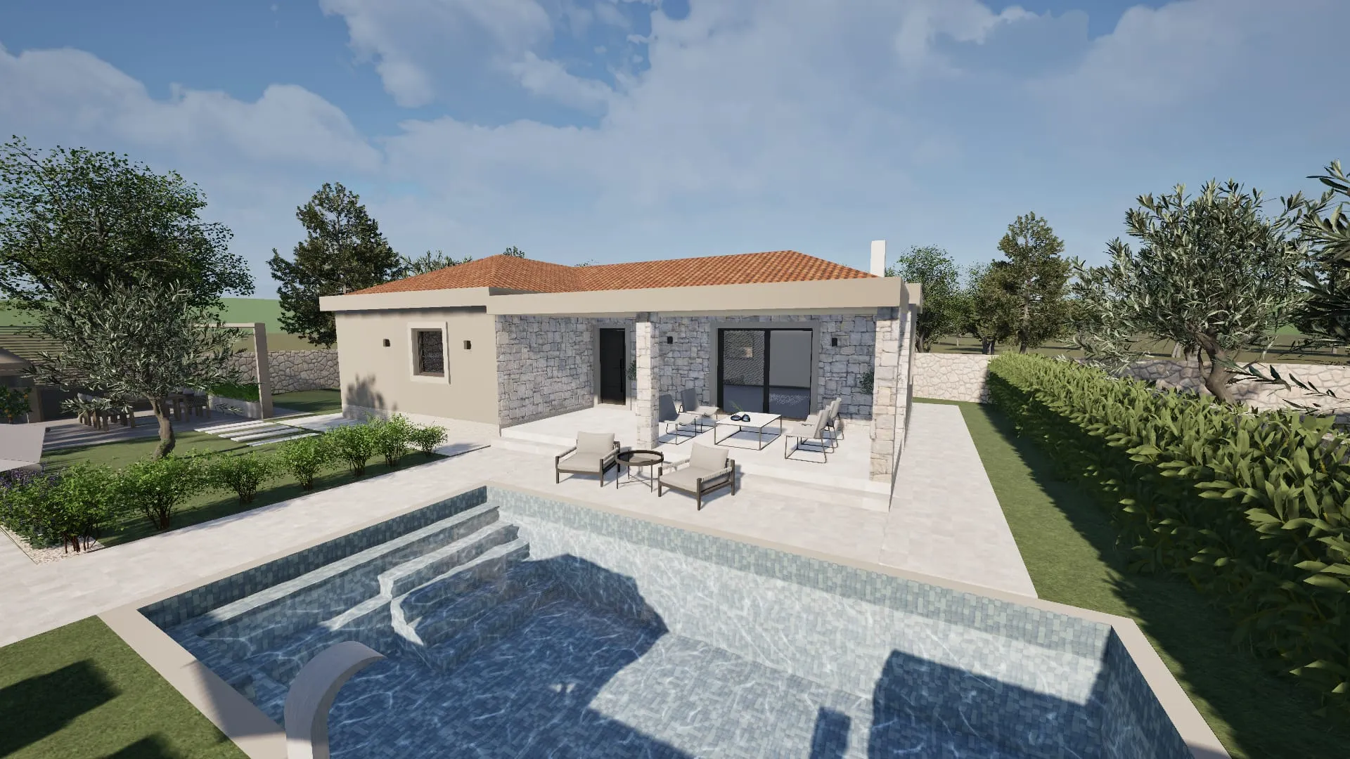 Hrvatska, Zadar, Turanj – građevinsko zemljište, privatni kompleks bungalova s bazenom, do 618 m² - Sveti Filip i Jakov
