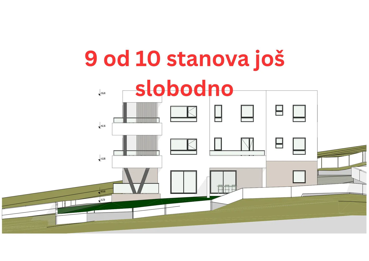 hrvatska, šibenik, tribunj (vodice) – moderni stanovi u novogradnji s terasom, liftom i parkirnim mjestom, 65–115 m² - slika 2