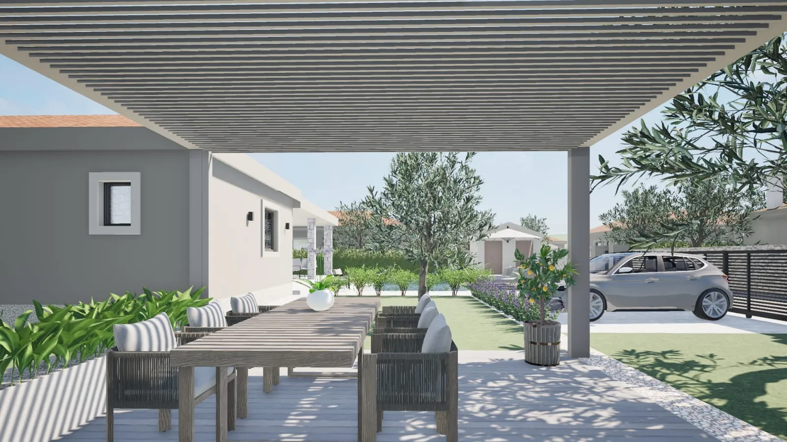 hrvatska, zadar, turanj – građevinsko zemljište, privatni kompleks bungalova s bazenom, do 618 m² - slika 15