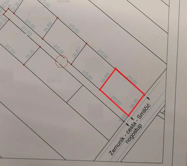 zadar, zemunik donji, građevinsko zemljište, 420 m2, idealno za obiteljsku kuću s 2 stambene jedinice - slika 3