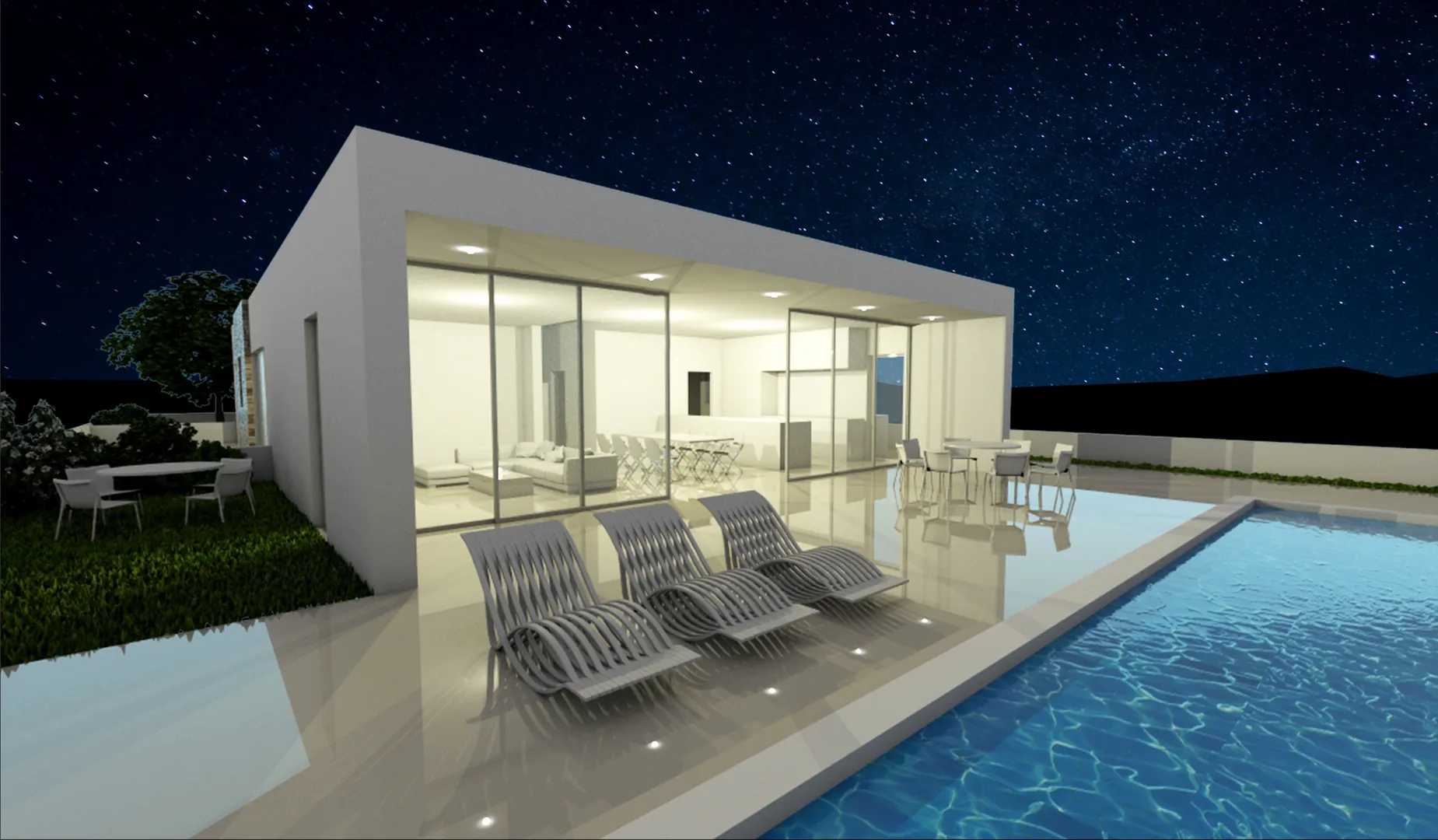 Hrvatska, Zadar, Sukošan - Građevinsko zemljište s projektom u Debeljaku, 617 m², kuća s bazenom - Debeljak, Sukošan