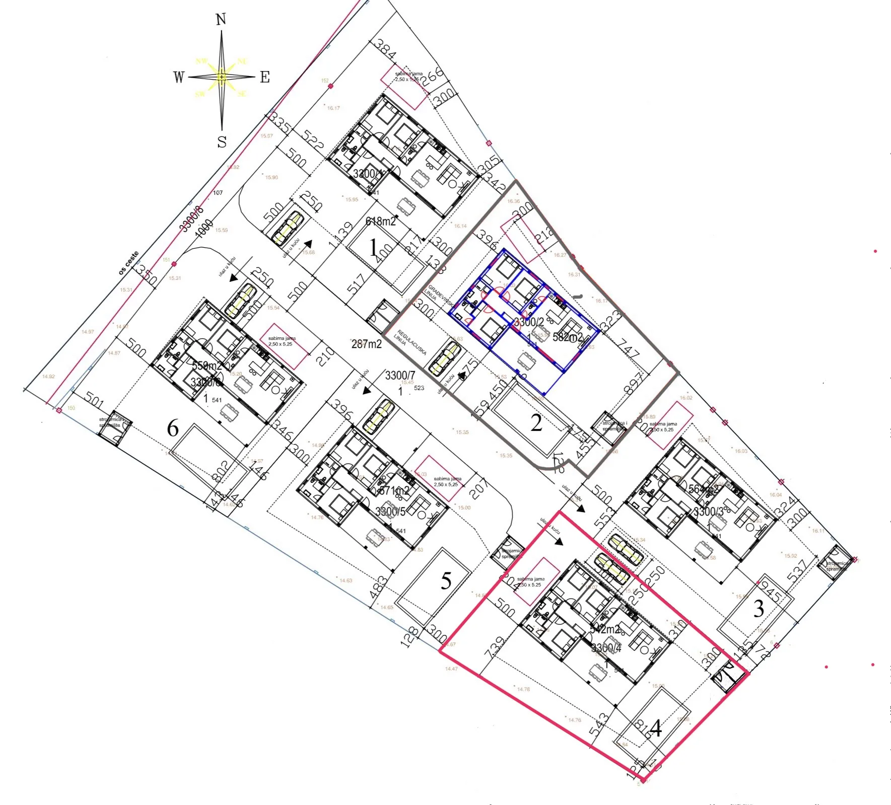 hrvatska, zadar, turanj – građevinsko zemljište, privatni kompleks bungalova s bazenom, do 618 m² - slika 38