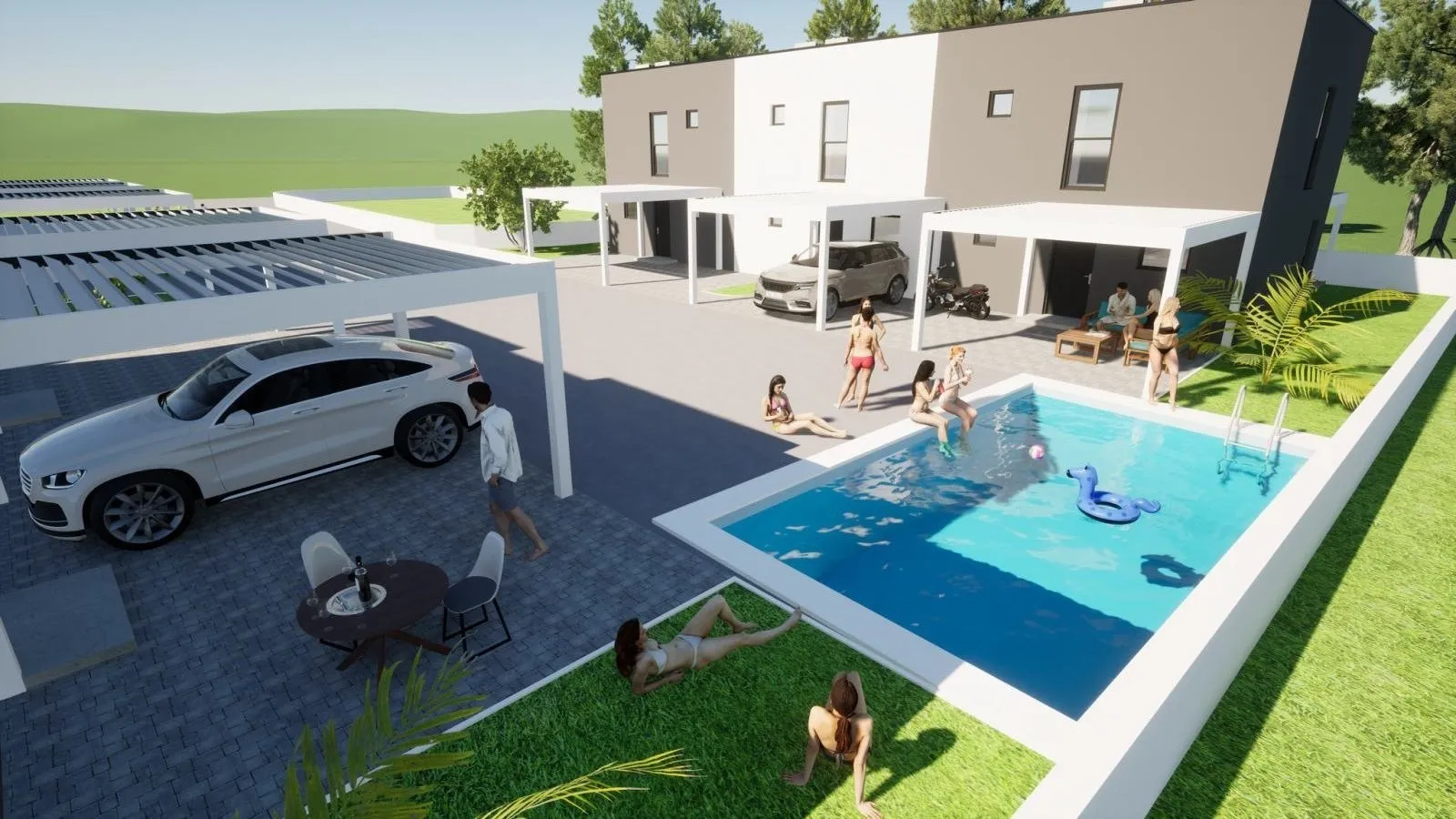 prodaja, atraktivan građevinski projekt na otoku ugljanu, preko, 100 m od mora - slika 9