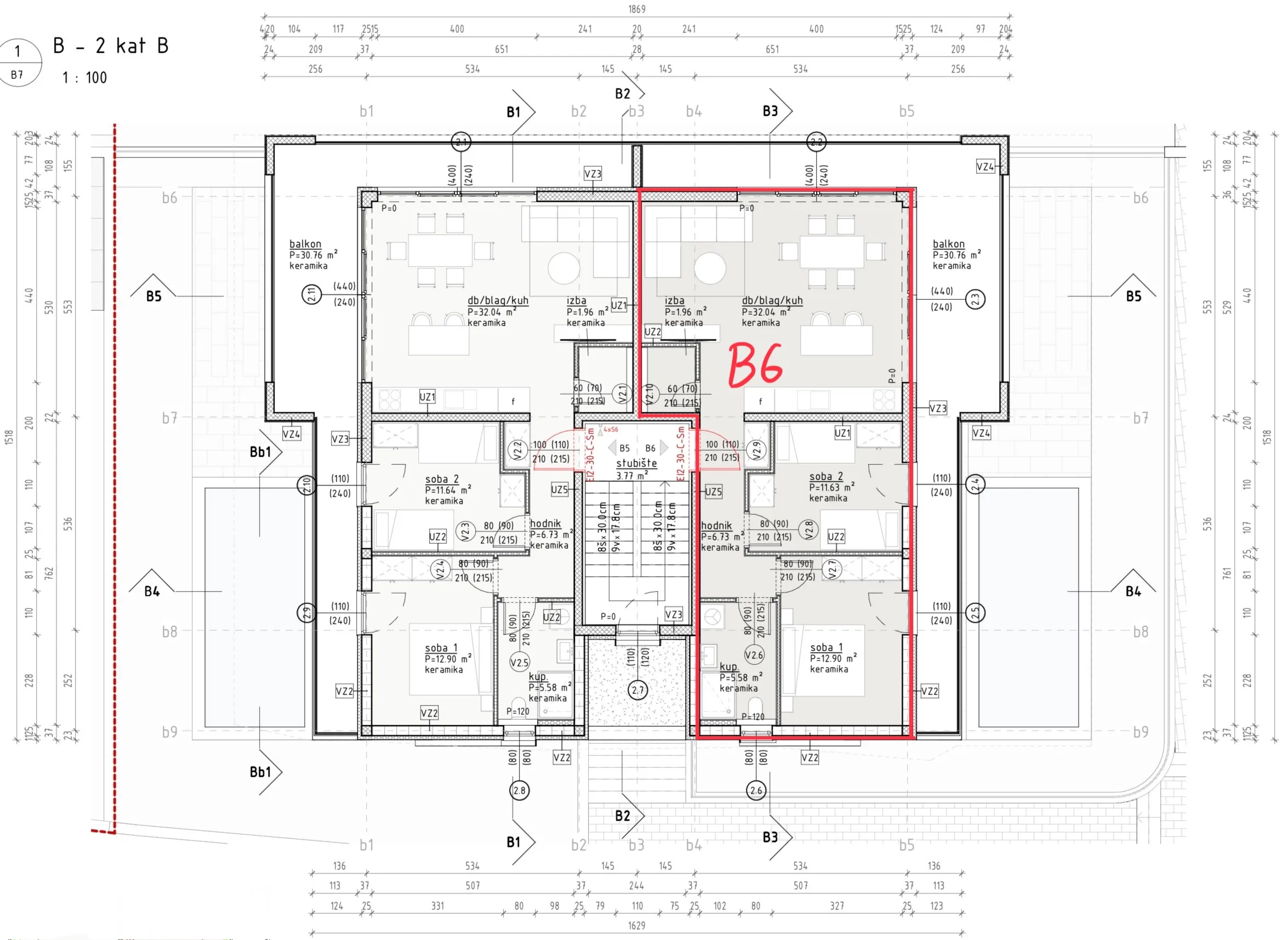 hrvatska, zadar, vinjerac – novi apartman s loggiom 30 m², mirna lokacija, 2. kat, 450 m do plaže, mogućnost kupnje bez pdv-a, b6 - slika 16