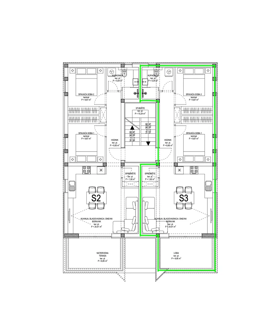 hrvatska, zadar, bokanjac – prodaja stana od 68,09 m², novogradnja s potencijalom za najam - slika 5