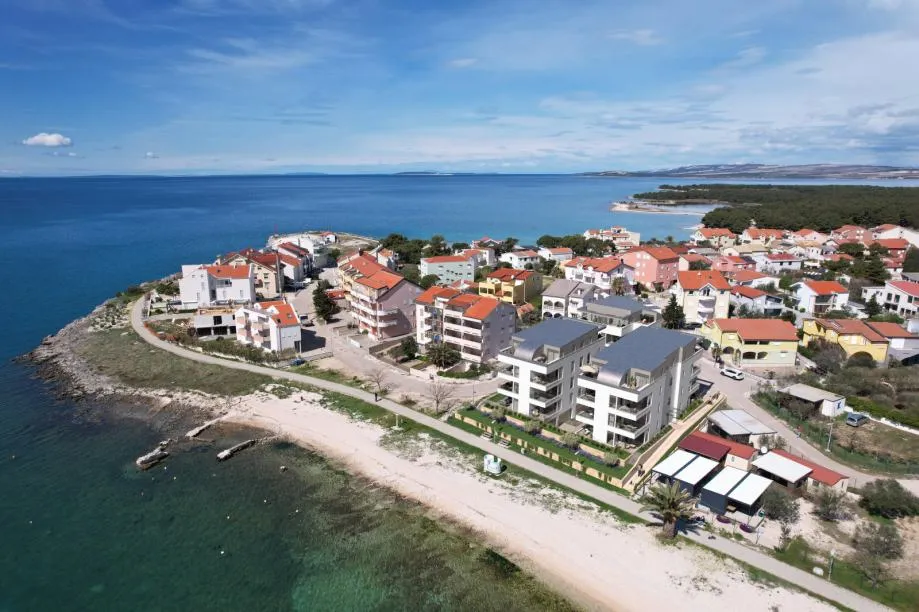 hrvatska, pag, povljana, luksuzni apartmani, 46.85 m2, prvi red do mora, s5 - slika 2