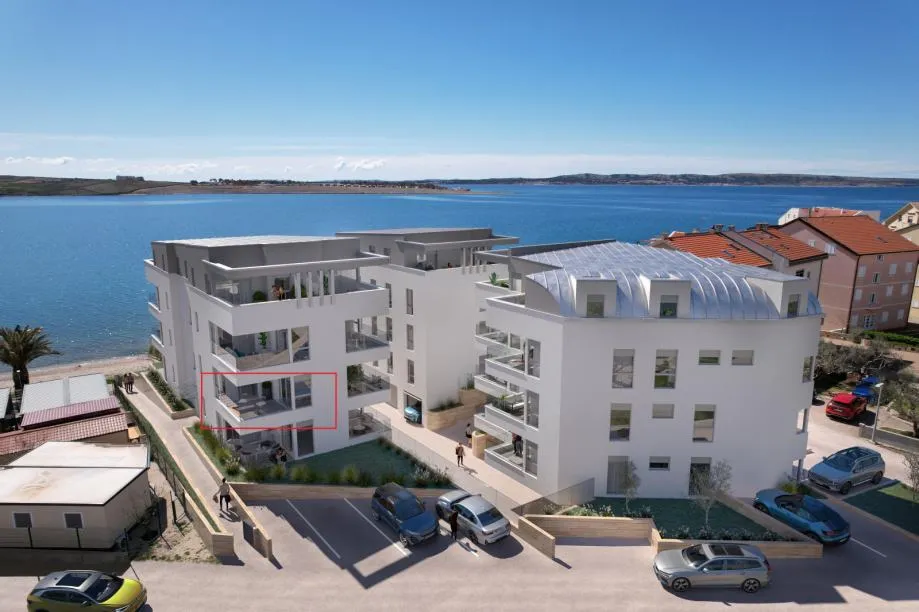 hrvatska, pag, povljana, luksuzni apartmani, 46.85 m2, prvi red do mora, s5 - slika 8